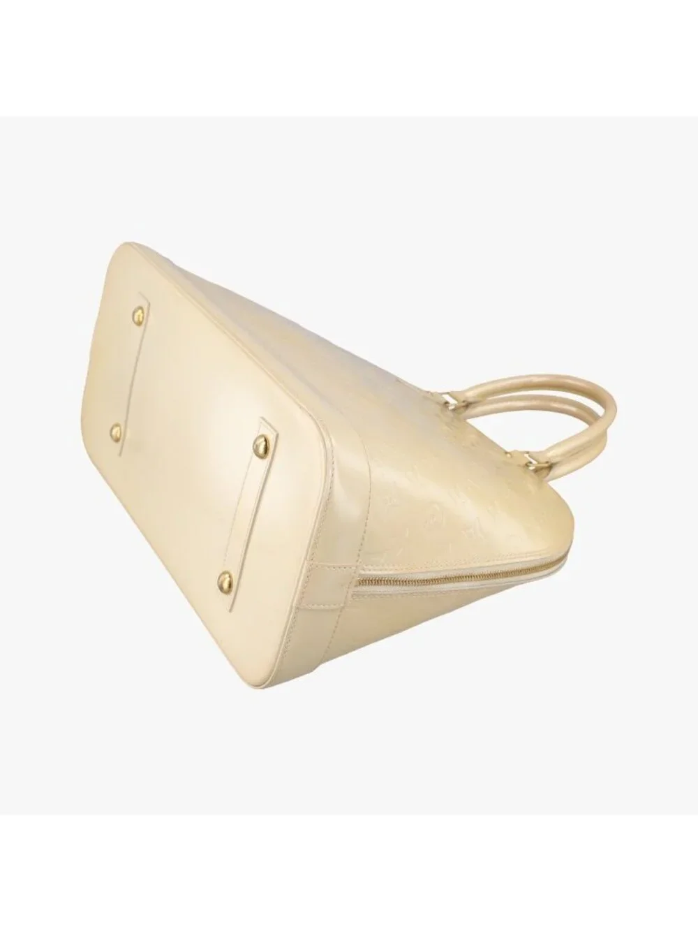 Louis Vuitton Alma GM Blanc Corail Vernis Handbag
